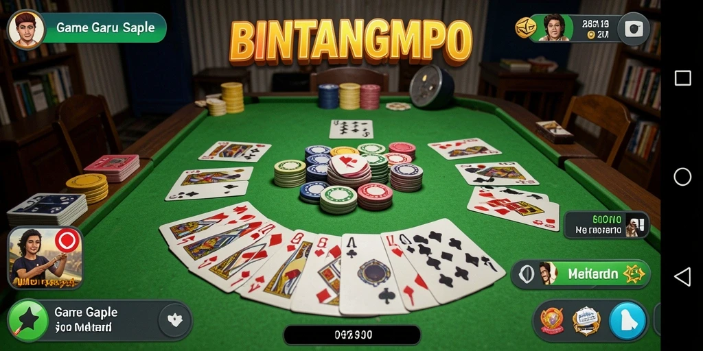 Tampilan gameplay Gaple yang menarik dan interaktif.