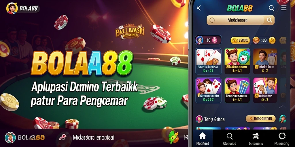 Gameplay seru BOLA88 yang menampilkan permainan Domino yang intens.