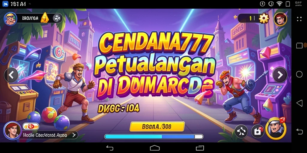 Gameplay seru CENDANA777 yang penuh tantangan arcade.