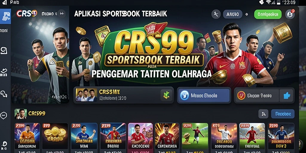 Tampilan gameplay seru dari aplikasi Sportsbook CRS99.