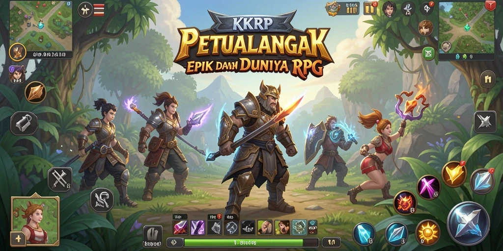 Tampilan gameplay KKRP yang menawan dan penuh aksi.