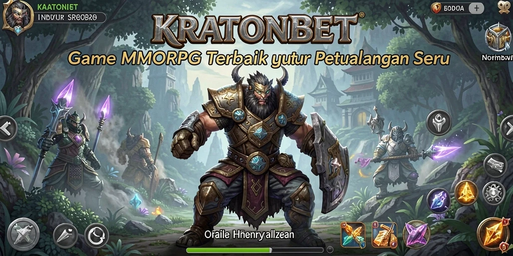 Gameplay seru dalam KRATONBET dengan petualangan MMORPG.