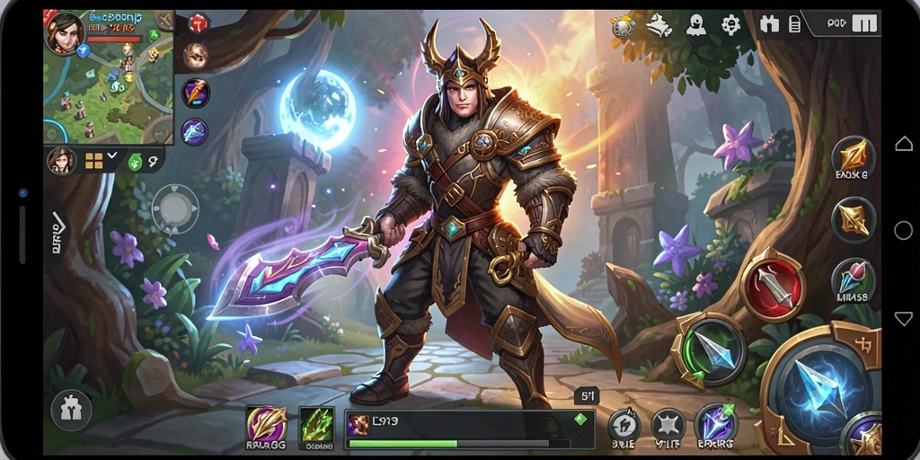 Tampilan gameplay RPRPRP yang menakjubkan dalam dunia MMORPG.