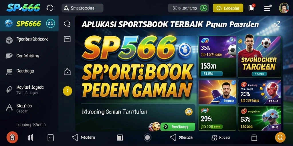Tampilan screenshot utama SP666 menampilkan antarmuka taruhan yang mudah digunakan.