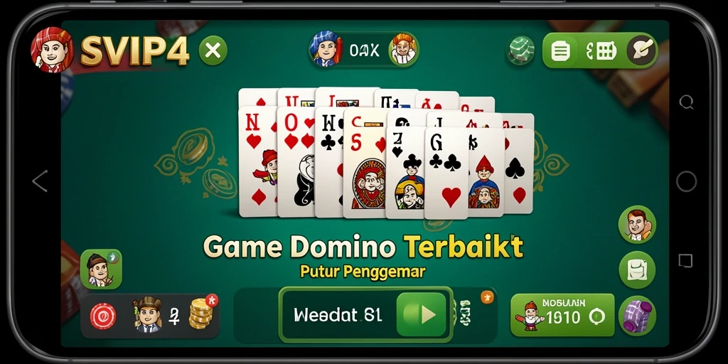 Screenshot gameplay menunjukkan aksi seru permainan Domino.