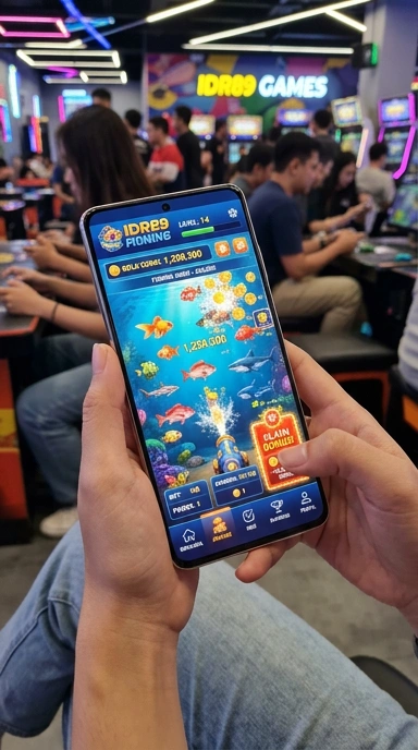 Tampilan utama aplikasi idr89 dengan berbagai pilihan aplikasi.